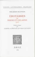 Télécharger le livre :  Erotasmes de Phidie et Gelasine : 1557