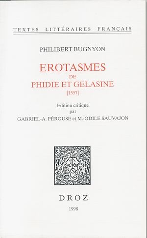 Téléchargez le livre :  Erotasmes de Phidie et Gelasine : 1557