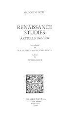 Télécharger le livre :  Renaissance Studies : articles 1966-1994