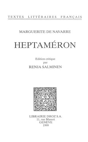 Téléchargez le livre :  Heptaméron