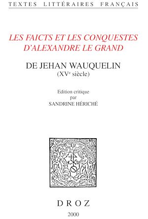 Téléchargez le livre :  Les Faicts et les conquestes d'Alexandre le Grand
