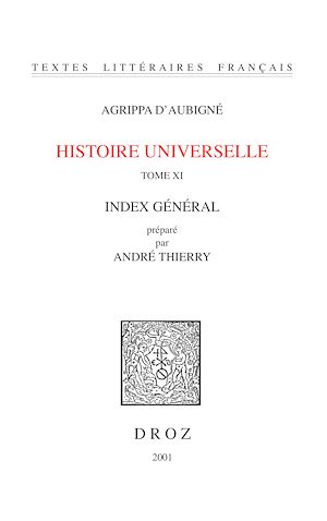 Téléchargez le livre :  Histoire universelle