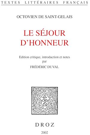 Téléchargez le livre :  Le Séjour d'honneur