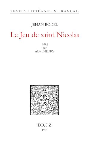 Téléchargez le livre :  Le Jeu de Saint Nicolas