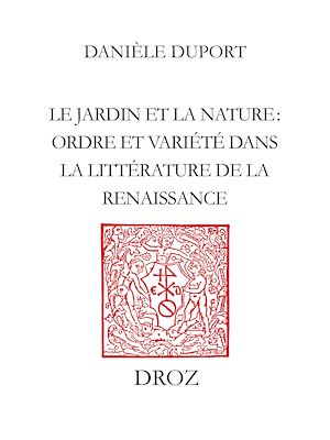 Téléchargez le livre :  Le Jardin et la nature