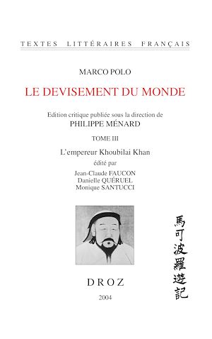 Téléchargez le livre :  Le Devisement du monde