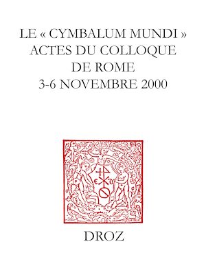 Téléchargez le livre :  Le "Cymbalum Mundi"