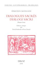 Télécharger le livre :  Dialogues sacrés = Dialogi Sacri (Premier Livre)