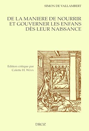 Téléchargez le livre :  Cinq Livres de la maniere de nourrir et gouverner les enfans dès leur naissance