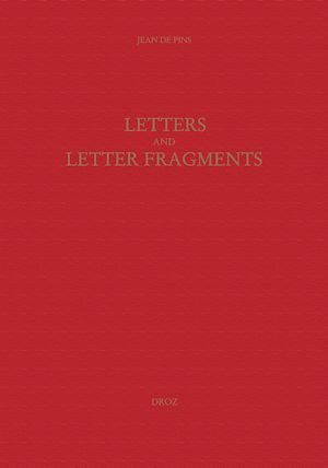 Téléchargez le livre :  Letters and Letter Fragments