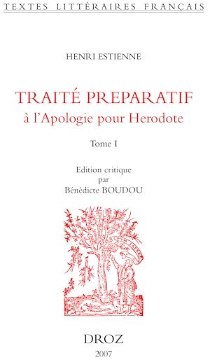 Téléchargez le livre :  L'Introduction au traité de la conformité des merveilles anciennes avec les modernes ou Traité preparatif à l'Apologie pour Herodote