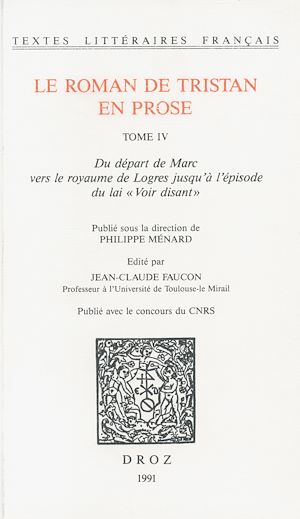Téléchargez le livre :  Le roman de Tristan en prose
