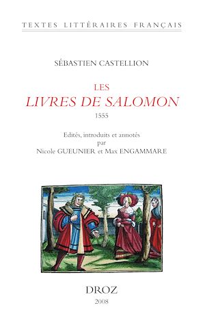 Téléchargez le livre :  Les Livres de Salomon : Proverbes, Ecclésiaste, Cantique des cantiques 1555
