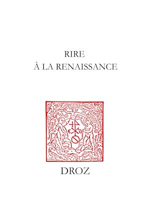 Téléchargez le livre :  Rire à la Renaissance