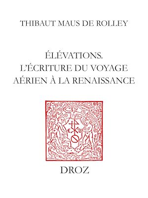 Téléchargez le livre :  Élévations