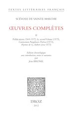 Télécharger le livre :  Œuvres complètes. Tome II. Publications 1569-1572, Le second Volume (1573),,Canticorum Paraphrasis Poëtica (1573), Hymne de G. Aubert (circa 1573)