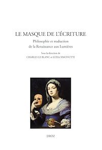 Téléchargez le livre :  Le masque de l'écriture