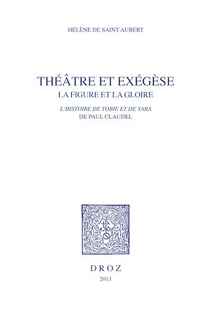 Téléchargez le livre :  Théâtre et exégèse