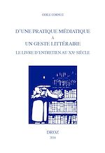 Télécharger le livre :  D'une pratique médiatique à un geste littéraire