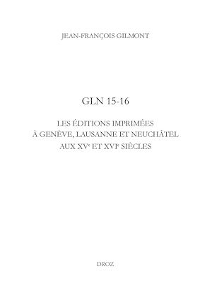 Téléchargez le livre :  GLN 15-16