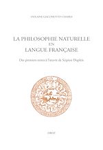 Télécharger le livre :  La philosophie naturelle en langue française