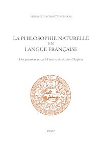 Téléchargez le livre :  La philosophie naturelle en langue française