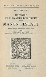 Télécharger le livre :  Histoire du Chevalier Des Grieux et de Manon Lescaut