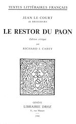 Télécharger le livre :  Le Restor du Paon