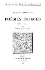 Télécharger le livre :  Poésies intimes