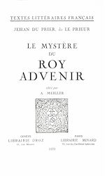 Télécharger le livre :  Le Mystère du roy Advenir