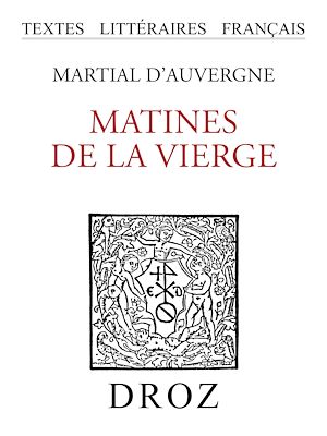 Téléchargez le livre :  Matines de la Vierge