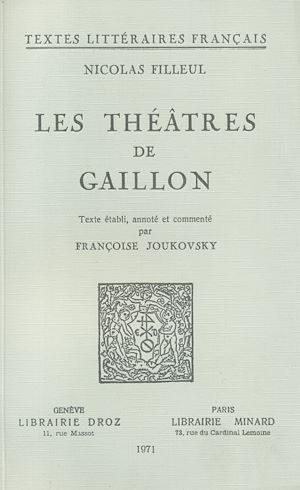 Téléchargez le livre :  Les Théâtres de Gaillon