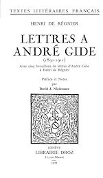Télécharger le livre :  Lettres à André Gide
