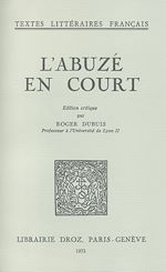 Télécharger le livre :  L'Abuzé en Court