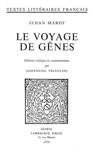 Téléchargez le livre :  Le Voyage de Gênes