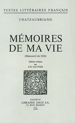 Télécharger le livre :  Mémoires de ma Vie