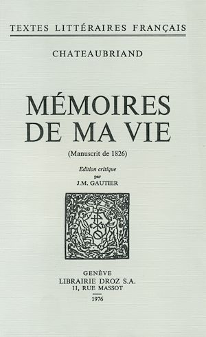 Téléchargez le livre :  Mémoires de ma Vie