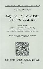 Télécharger le livre :  Jacques le fataliste et son maître