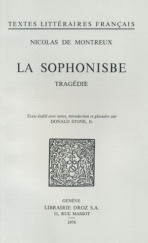 Téléchargez le livre :  La Sophonisbe