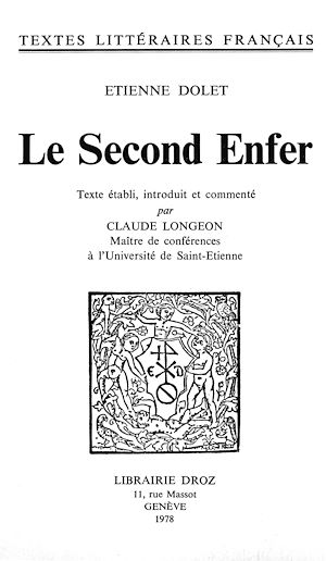 Téléchargez le livre :  Le Second Enfer