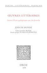 Télécharger le livre :  Oeuvres littéraires