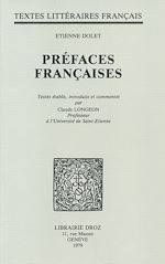 Télécharger le livre :  Préfaces françaises