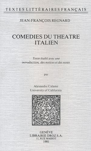 Téléchargez le livre :  Comédies du Théâtre italien