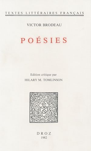 Téléchargez le livre :  Poésies