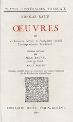 Télécharger le livre :  Œuvres III