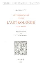 Télécharger le livre :  Advertissement contre l'astrologie judiciaire
