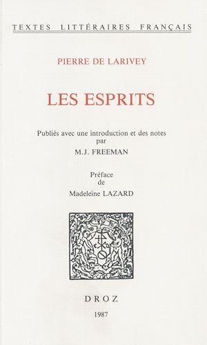 Téléchargez le livre :  Les Esprits / Préface de Madeleine Lazard