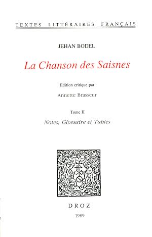 Téléchargez le livre :  La Chanson des Saisnes