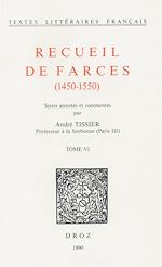Télécharger le livre :  Recueil de farces (1450-1550)