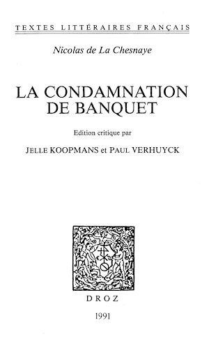 Téléchargez le livre :  La Condamnation de banquet